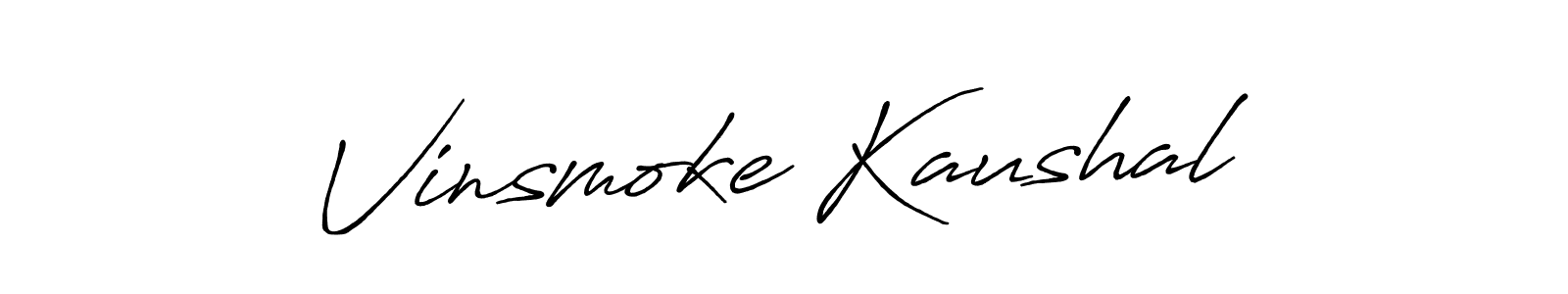 Also You can easily find your signature by using the search form. We will create Vinsmoke Kaushal name handwritten signature images for you free of cost using Antro_Vectra_Bolder sign style. Vinsmoke Kaushal signature style 7 images and pictures png