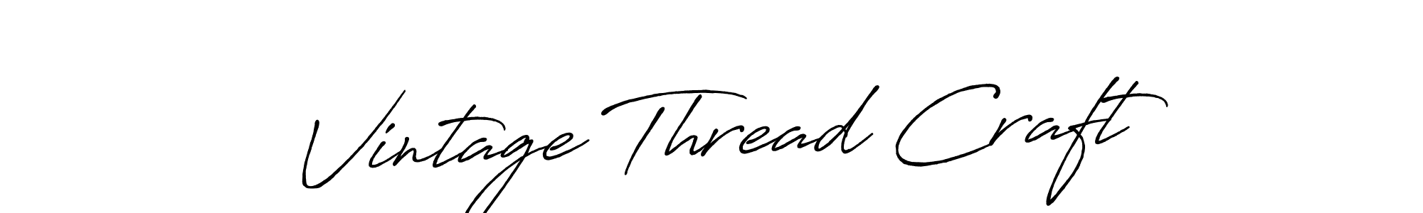 Use a signature maker to create a handwritten signature online. With this signature software, you can design (Antro_Vectra_Bolder) your own signature for name Vintage Thread Craft. Vintage Thread Craft signature style 7 images and pictures png
