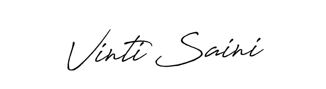 Here are the top 10 professional signature styles for the name Vinti Saini. These are the best autograph styles you can use for your name. Vinti Saini signature style 7 images and pictures png