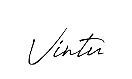 Best and Professional Signature Style for Vintu. Antro_Vectra_Bolder Best Signature Style Collection. Vintu signature style 7 images and pictures png