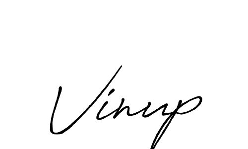 Best and Professional Signature Style for Vinup. Antro_Vectra_Bolder Best Signature Style Collection. Vinup signature style 7 images and pictures png