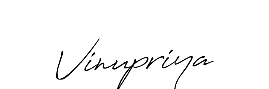 How to make Vinupriya signature? Antro_Vectra_Bolder is a professional autograph style. Create handwritten signature for Vinupriya name. Vinupriya signature style 7 images and pictures png