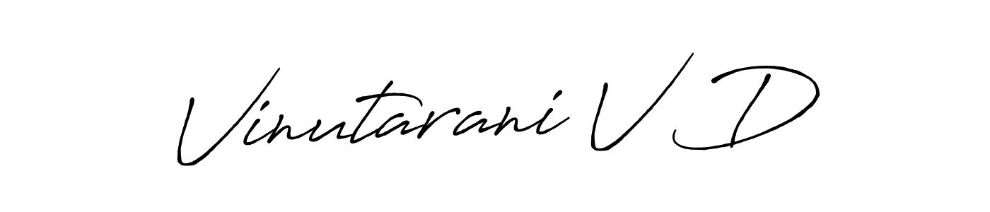 How to Draw Vinutarani V D signature style? Antro_Vectra_Bolder is a latest design signature styles for name Vinutarani V D. Vinutarani V D signature style 7 images and pictures png