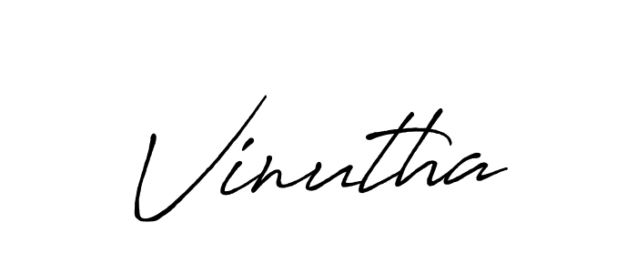 It looks lik you need a new signature style for name Vinutha. Design unique handwritten (Antro_Vectra_Bolder) signature with our free signature maker in just a few clicks. Vinutha signature style 7 images and pictures png