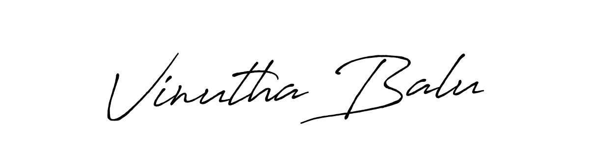 if you are searching for the best signature style for your name Vinutha Balu. so please give up your signature search. here we have designed multiple signature styles  using Antro_Vectra_Bolder. Vinutha Balu signature style 7 images and pictures png