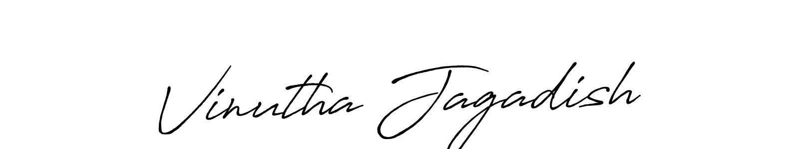 Make a beautiful signature design for name Vinutha Jagadish. Use this online signature maker to create a handwritten signature for free. Vinutha Jagadish signature style 7 images and pictures png