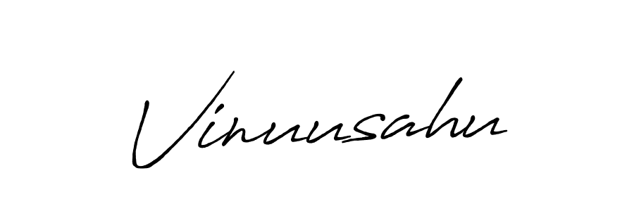 The best way (Antro_Vectra_Bolder) to make a short signature is to pick only two or three words in your name. The name Vinuusahu include a total of six letters. For converting this name. Vinuusahu signature style 7 images and pictures png