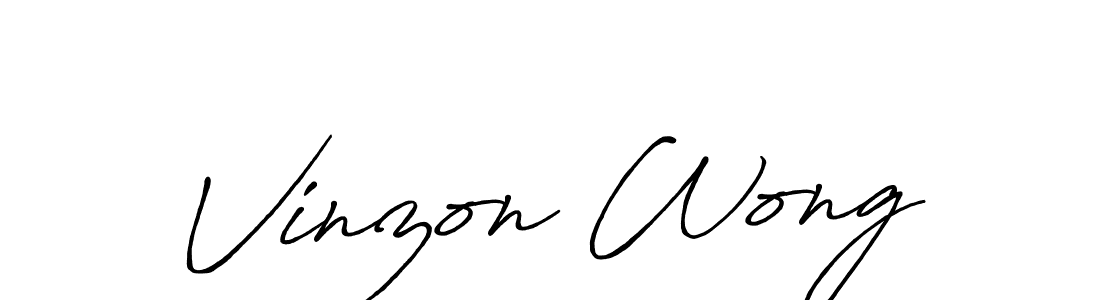 Antro_Vectra_Bolder is a professional signature style that is perfect for those who want to add a touch of class to their signature. It is also a great choice for those who want to make their signature more unique. Get Vinzon Wong name to fancy signature for free. Vinzon Wong signature style 7 images and pictures png