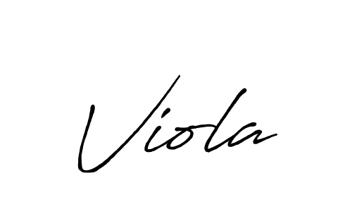 Viola stylish signature style. Best Handwritten Sign (Antro_Vectra_Bolder) for my name. Handwritten Signature Collection Ideas for my name Viola. Viola signature style 7 images and pictures png