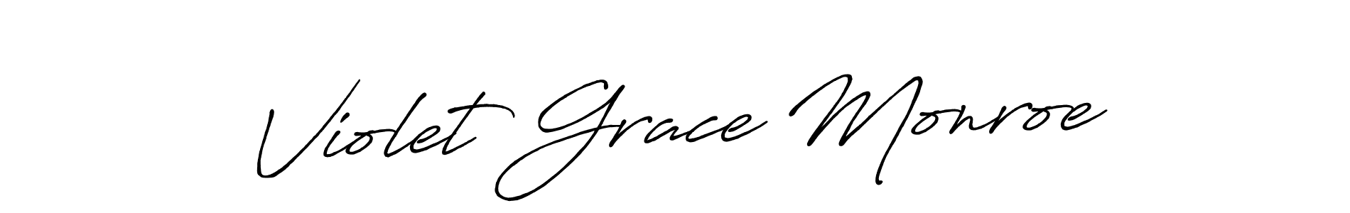 Make a beautiful signature design for name Violet Grace Monroe. Use this online signature maker to create a handwritten signature for free. Violet Grace Monroe signature style 7 images and pictures png