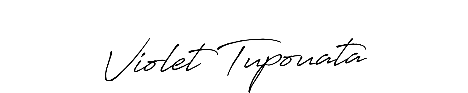 Also You can easily find your signature by using the search form. We will create Violet Tupouata name handwritten signature images for you free of cost using Antro_Vectra_Bolder sign style. Violet Tupouata signature style 7 images and pictures png