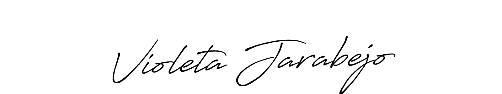 Design your own signature with our free online signature maker. With this signature software, you can create a handwritten (Antro_Vectra_Bolder) signature for name Violeta Jarabejo. Violeta Jarabejo signature style 7 images and pictures png