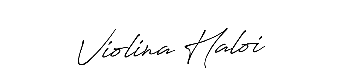 Make a beautiful signature design for name Violina Haloi. Use this online signature maker to create a handwritten signature for free. Violina Haloi signature style 7 images and pictures png