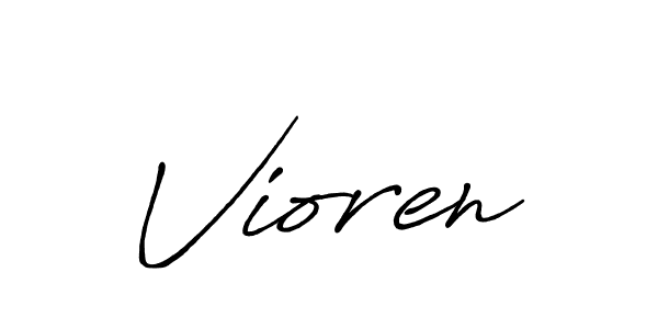 How to make Vioren signature? Antro_Vectra_Bolder is a professional autograph style. Create handwritten signature for Vioren name. Vioren signature style 7 images and pictures png