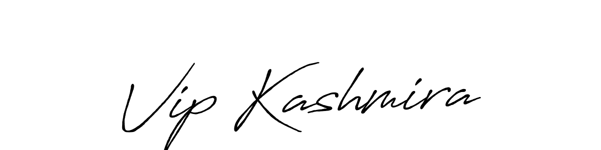 Design your own signature with our free online signature maker. With this signature software, you can create a handwritten (Antro_Vectra_Bolder) signature for name Vip Kashmira. Vip Kashmira signature style 7 images and pictures png