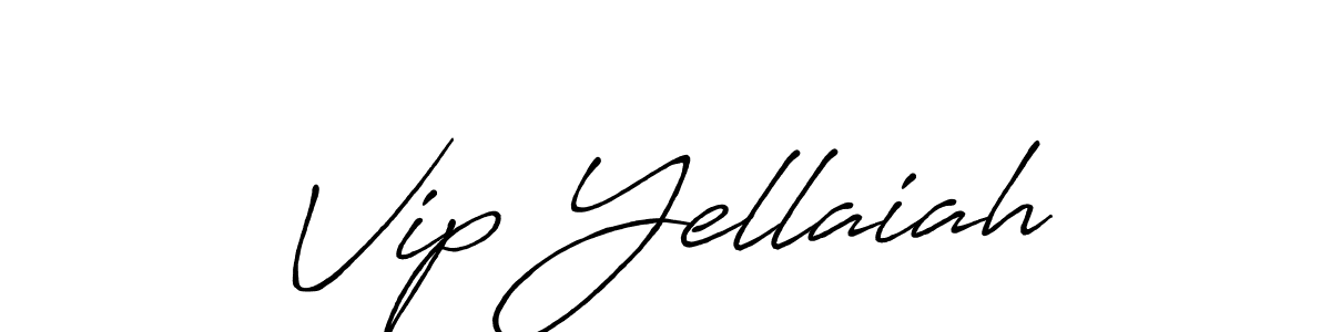 Also You can easily find your signature by using the search form. We will create Vip Yellaiah name handwritten signature images for you free of cost using Antro_Vectra_Bolder sign style. Vip Yellaiah signature style 7 images and pictures png