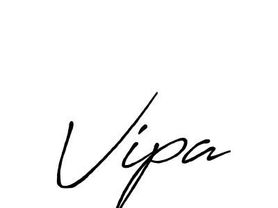 if you are searching for the best signature style for your name Vipa. so please give up your signature search. here we have designed multiple signature styles  using Antro_Vectra_Bolder. Vipa signature style 7 images and pictures png