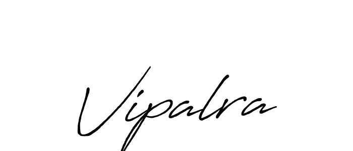 Use a signature maker to create a handwritten signature online. With this signature software, you can design (Antro_Vectra_Bolder) your own signature for name Vipalra. Vipalra signature style 7 images and pictures png