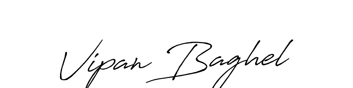 Antro_Vectra_Bolder is a professional signature style that is perfect for those who want to add a touch of class to their signature. It is also a great choice for those who want to make their signature more unique. Get Vipan Baghel name to fancy signature for free. Vipan Baghel signature style 7 images and pictures png