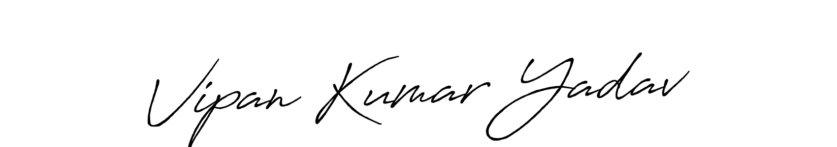 How to make Vipan Kumar Yadav signature? Antro_Vectra_Bolder is a professional autograph style. Create handwritten signature for Vipan Kumar Yadav name. Vipan Kumar Yadav signature style 7 images and pictures png