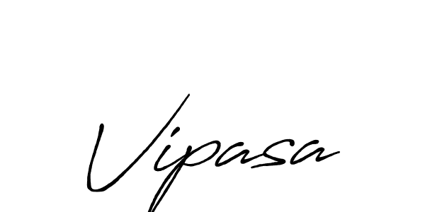 Use a signature maker to create a handwritten signature online. With this signature software, you can design (Antro_Vectra_Bolder) your own signature for name Vipasa. Vipasa signature style 7 images and pictures png