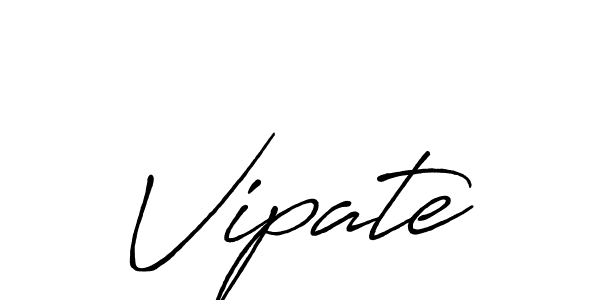 Design your own signature with our free online signature maker. With this signature software, you can create a handwritten (Antro_Vectra_Bolder) signature for name Vipate. Vipate signature style 7 images and pictures png