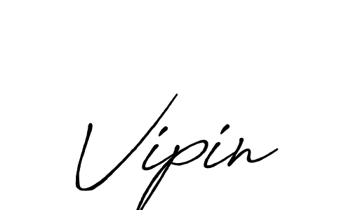 How to make Vipin name signature. Use Antro_Vectra_Bolder style for creating short signs online. This is the latest handwritten sign. Vipin signature style 7 images and pictures png