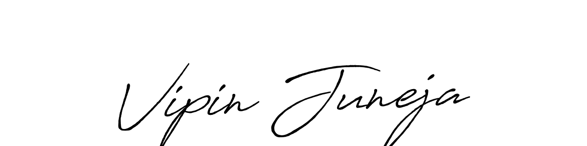 How to Draw Vipin Juneja signature style? Antro_Vectra_Bolder is a latest design signature styles for name Vipin Juneja. Vipin Juneja signature style 7 images and pictures png