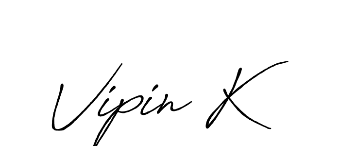 How to Draw Vipin K signature style? Antro_Vectra_Bolder is a latest design signature styles for name Vipin K. Vipin K signature style 7 images and pictures png