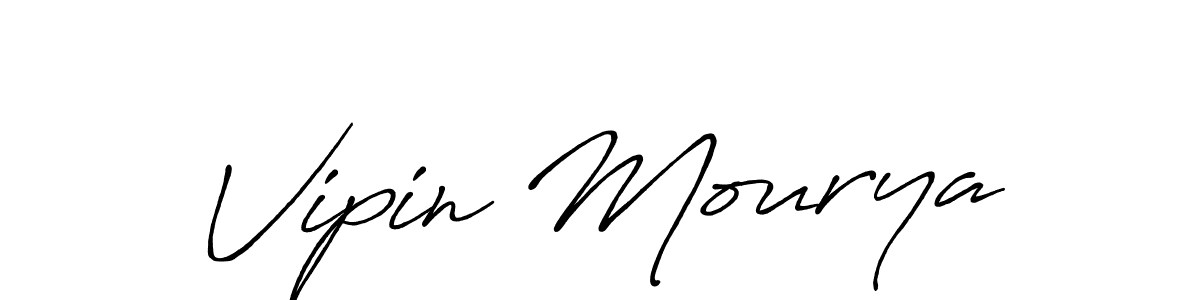 Antro_Vectra_Bolder is a professional signature style that is perfect for those who want to add a touch of class to their signature. It is also a great choice for those who want to make their signature more unique. Get Vipin Mourya name to fancy signature for free. Vipin Mourya signature style 7 images and pictures png