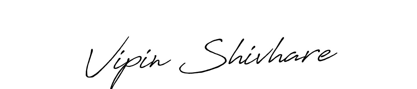 Design your own signature with our free online signature maker. With this signature software, you can create a handwritten (Antro_Vectra_Bolder) signature for name Vipin Shivhare. Vipin Shivhare signature style 7 images and pictures png