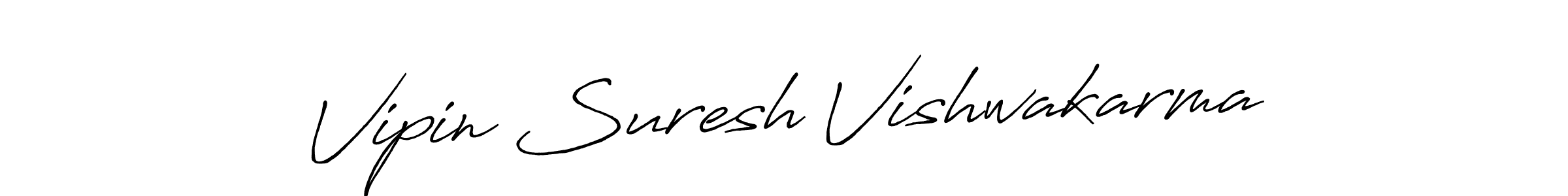 The best way (Antro_Vectra_Bolder) to make a short signature is to pick only two or three words in your name. The name Vipin Suresh Vishwakarma include a total of six letters. For converting this name. Vipin Suresh Vishwakarma signature style 7 images and pictures png