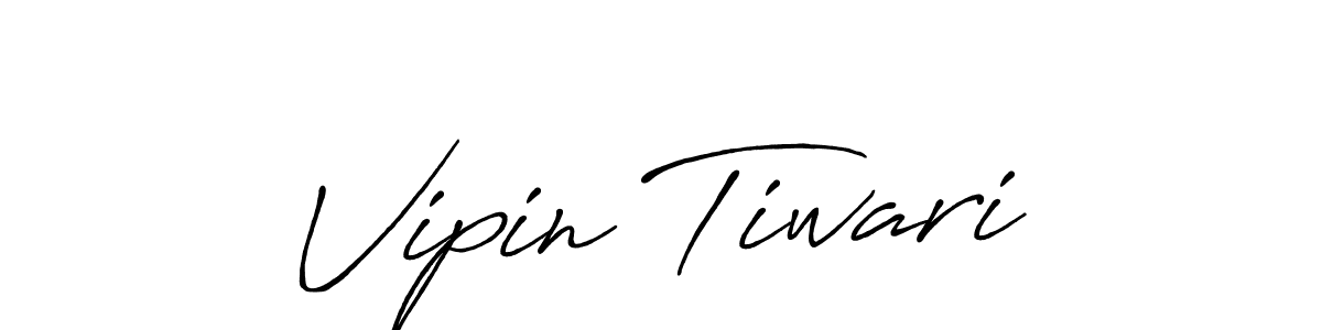 How to make Vipin Tiwari signature? Antro_Vectra_Bolder is a professional autograph style. Create handwritten signature for Vipin Tiwari name. Vipin Tiwari signature style 7 images and pictures png