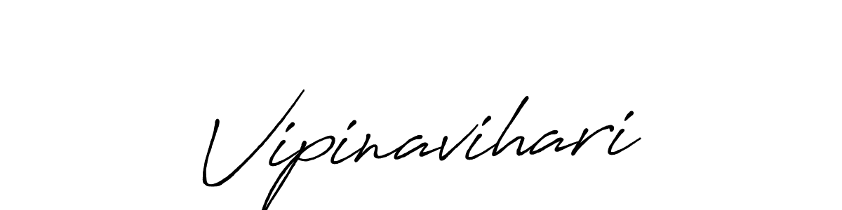 Make a beautiful signature design for name Vipinavihari. With this signature (Antro_Vectra_Bolder) style, you can create a handwritten signature for free. Vipinavihari signature style 7 images and pictures png