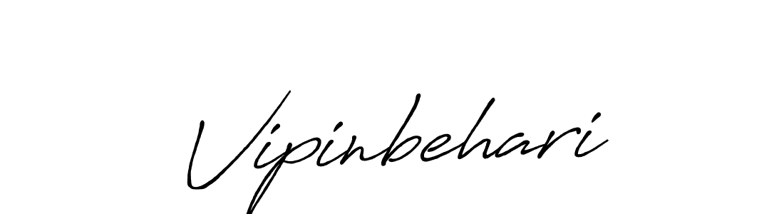 Use a signature maker to create a handwritten signature online. With this signature software, you can design (Antro_Vectra_Bolder) your own signature for name Vipinbehari. Vipinbehari signature style 7 images and pictures png