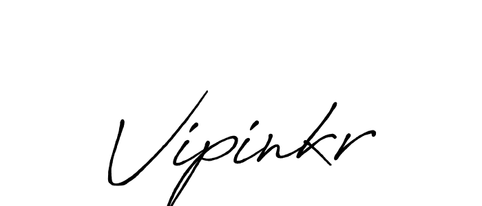 How to make Vipinkr signature? Antro_Vectra_Bolder is a professional autograph style. Create handwritten signature for Vipinkr name. Vipinkr signature style 7 images and pictures png