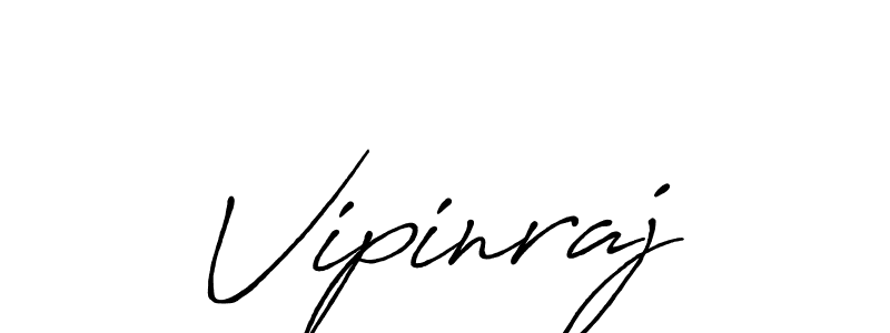 Make a beautiful signature design for name Vipinraj. With this signature (Antro_Vectra_Bolder) style, you can create a handwritten signature for free. Vipinraj signature style 7 images and pictures png