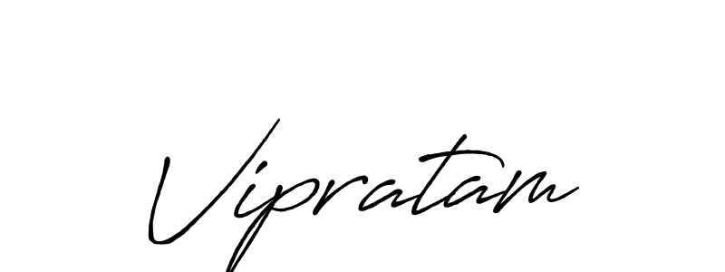 How to make Vipratam signature? Antro_Vectra_Bolder is a professional autograph style. Create handwritten signature for Vipratam name. Vipratam signature style 7 images and pictures png