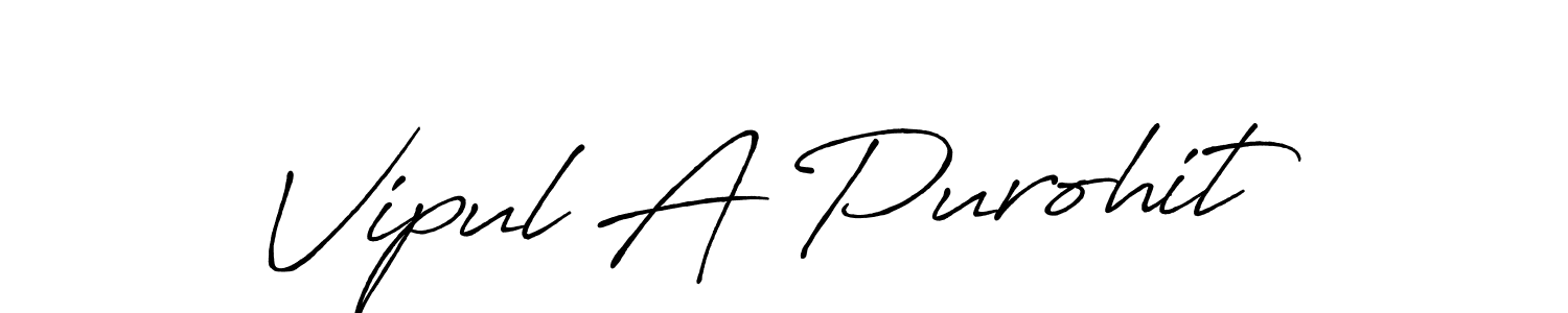 You can use this online signature creator to create a handwritten signature for the name Vipul A Purohit. This is the best online autograph maker. Vipul A Purohit signature style 7 images and pictures png