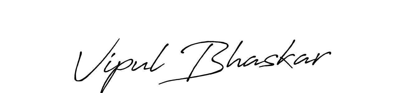 It looks lik you need a new signature style for name Vipul Bhaskar. Design unique handwritten (Antro_Vectra_Bolder) signature with our free signature maker in just a few clicks. Vipul Bhaskar signature style 7 images and pictures png