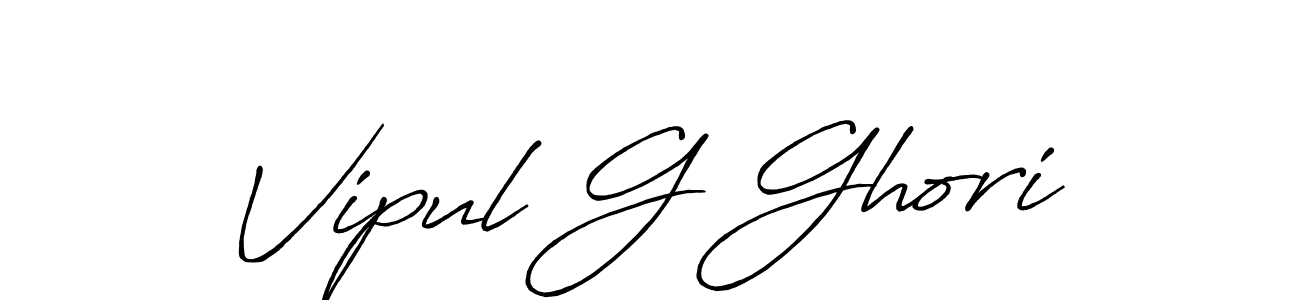 This is the best signature style for the Vipul G Ghori name. Also you like these signature font (Antro_Vectra_Bolder). Mix name signature. Vipul G Ghori signature style 7 images and pictures png