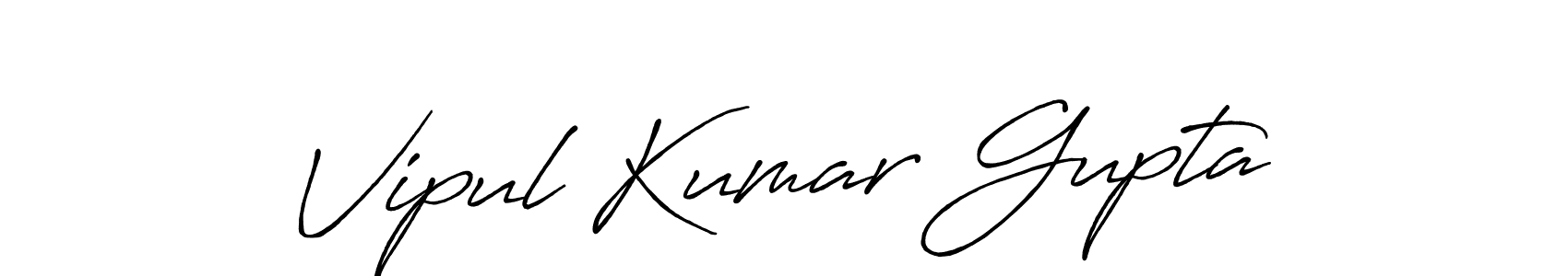 Also we have Vipul Kumar Gupta name is the best signature style. Create professional handwritten signature collection using Antro_Vectra_Bolder autograph style. Vipul Kumar Gupta signature style 7 images and pictures png