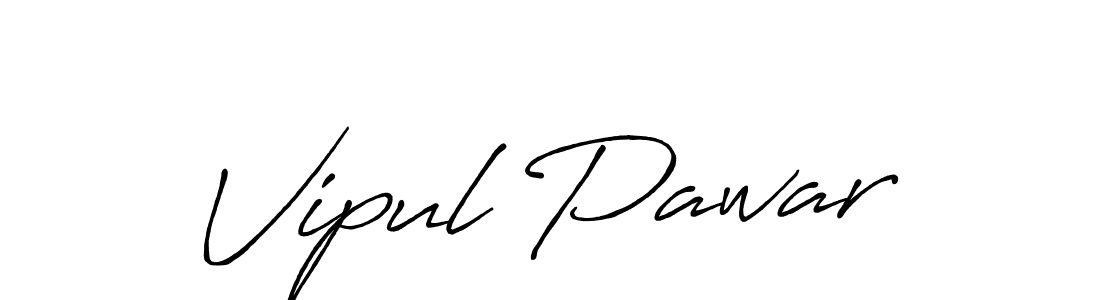 The best way (Antro_Vectra_Bolder) to make a short signature is to pick only two or three words in your name. The name Vipul Pawar include a total of six letters. For converting this name. Vipul Pawar signature style 7 images and pictures png