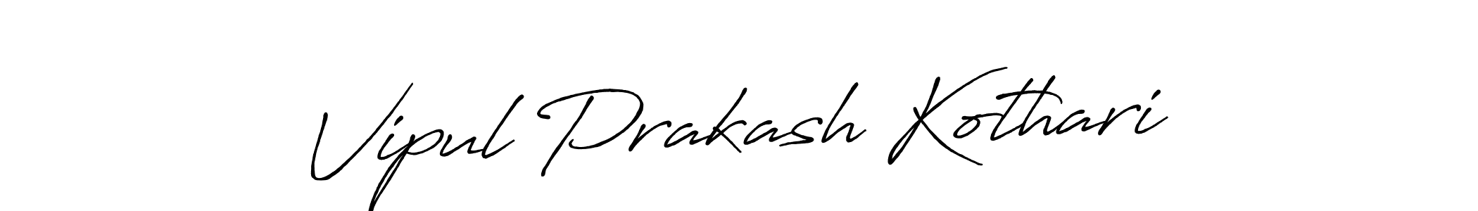 Also You can easily find your signature by using the search form. We will create Vipul Prakash Kothari name handwritten signature images for you free of cost using Antro_Vectra_Bolder sign style. Vipul Prakash Kothari signature style 7 images and pictures png