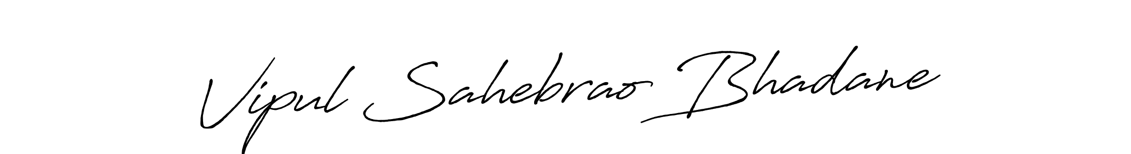 How to make Vipul Sahebrao Bhadane signature? Antro_Vectra_Bolder is a professional autograph style. Create handwritten signature for Vipul Sahebrao Bhadane name. Vipul Sahebrao Bhadane signature style 7 images and pictures png