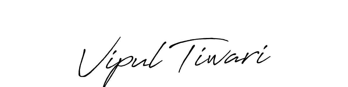 The best way (Antro_Vectra_Bolder) to make a short signature is to pick only two or three words in your name. The name Vipul Tiwari include a total of six letters. For converting this name. Vipul Tiwari signature style 7 images and pictures png