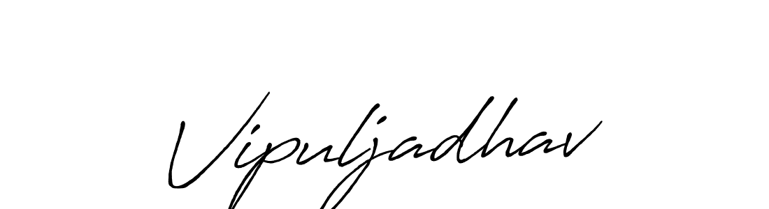 Antro_Vectra_Bolder is a professional signature style that is perfect for those who want to add a touch of class to their signature. It is also a great choice for those who want to make their signature more unique. Get Vipuljadhav name to fancy signature for free. Vipuljadhav signature style 7 images and pictures png