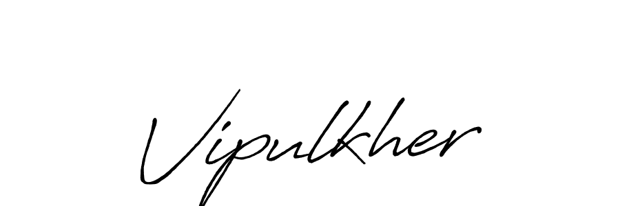 Also we have Vipulkher name is the best signature style. Create professional handwritten signature collection using Antro_Vectra_Bolder autograph style. Vipulkher signature style 7 images and pictures png