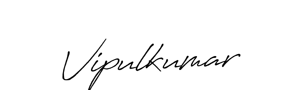 Design your own signature with our free online signature maker. With this signature software, you can create a handwritten (Antro_Vectra_Bolder) signature for name Vipulkumar. Vipulkumar signature style 7 images and pictures png