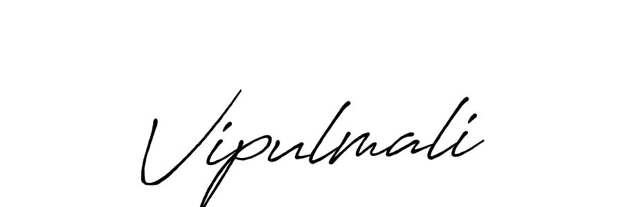 Once you've used our free online signature maker to create your best signature Antro_Vectra_Bolder style, it's time to enjoy all of the benefits that Vipulmali name signing documents. Vipulmali signature style 7 images and pictures png